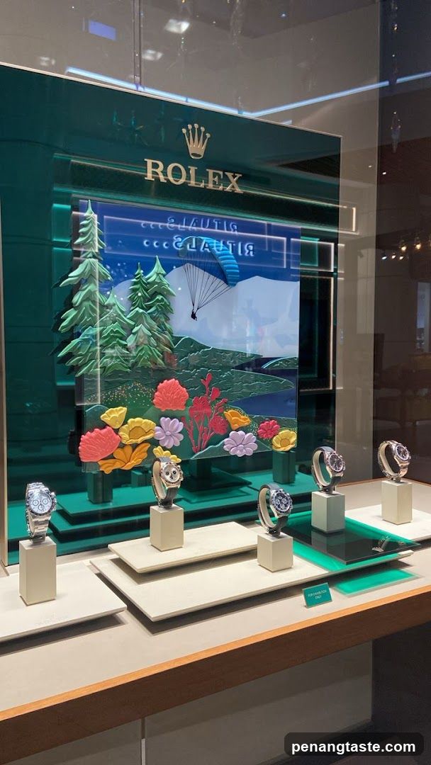 Rolex Watch Display