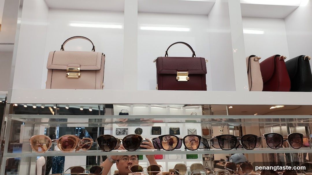 Handbags and Sunglasses Display