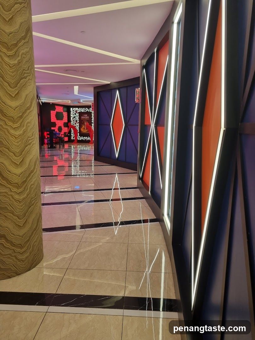 Modern Hallway with Geometric Decor