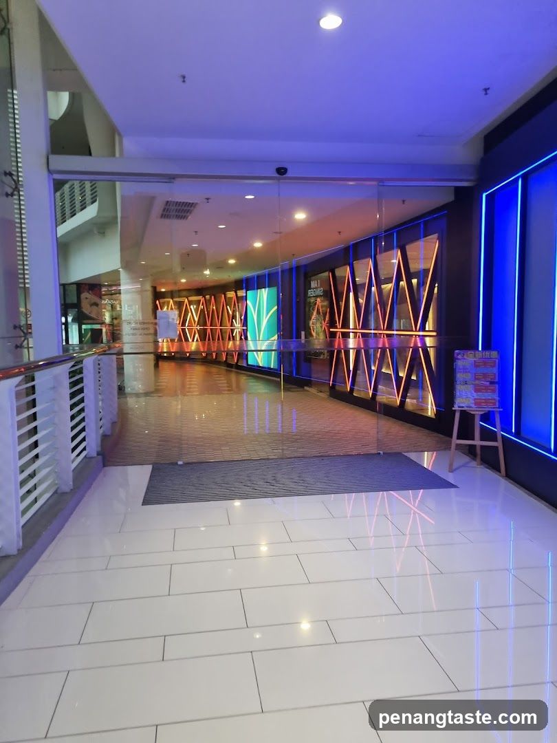 Modern Interior with Neon Lighting