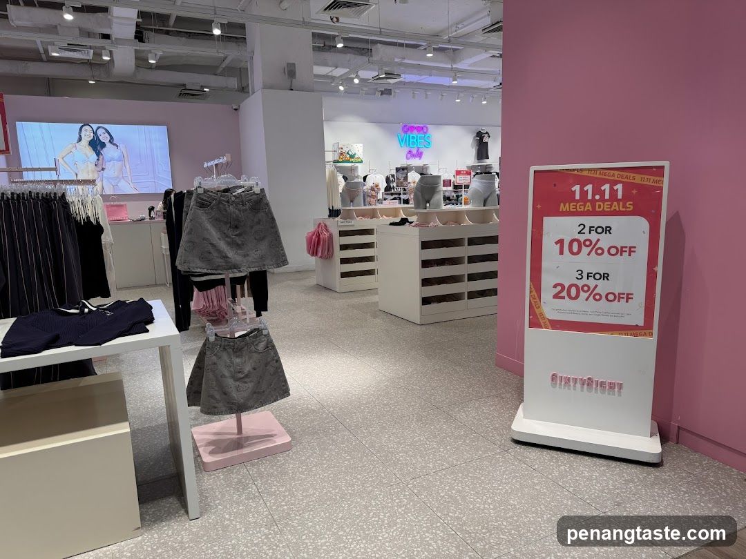 Retail Store Interior with Sale Sign