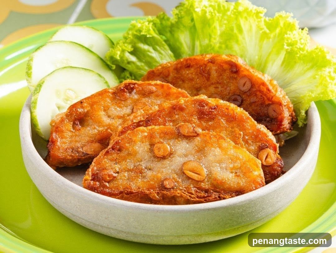 Fried Dumplings with Cucumber and Lettuce