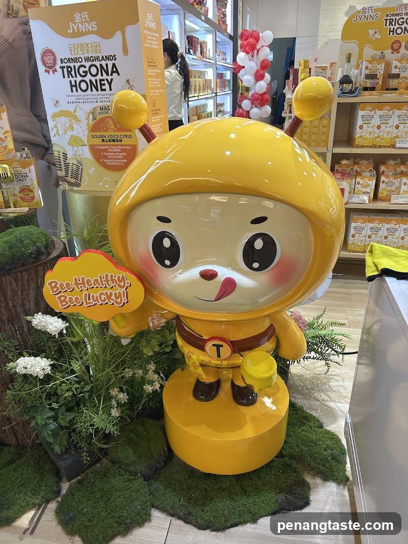 Bee Mascot Display