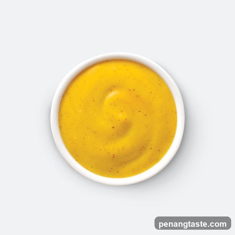 Mustard in a bowl