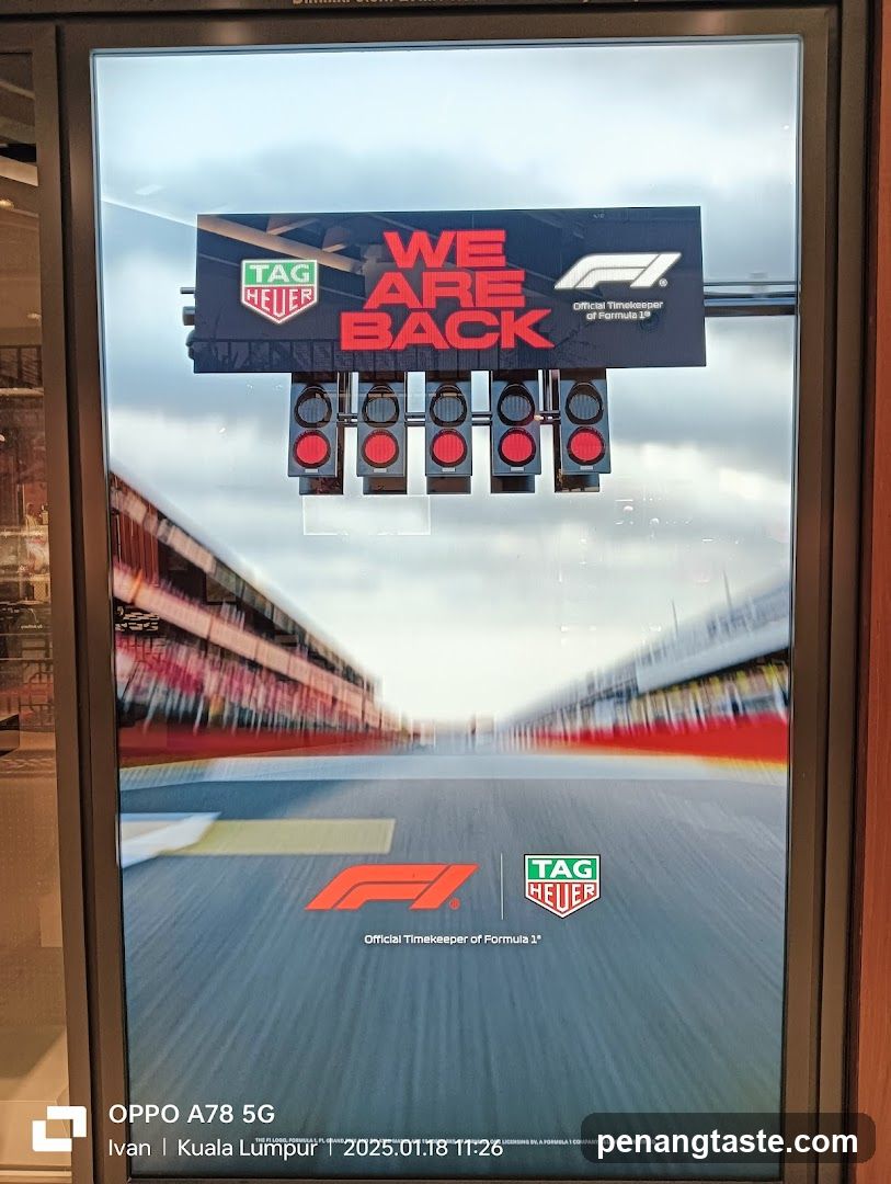 TAG Heuer Formula 1 Advertisement