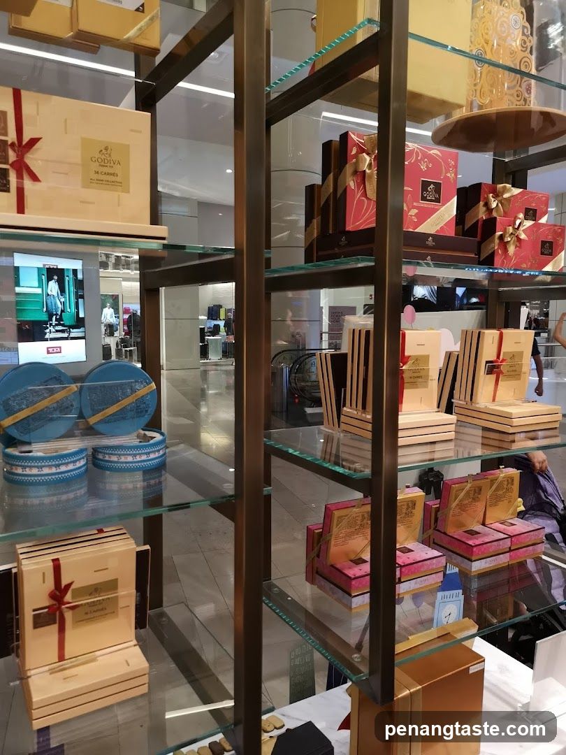 Godiva Chocolates Display