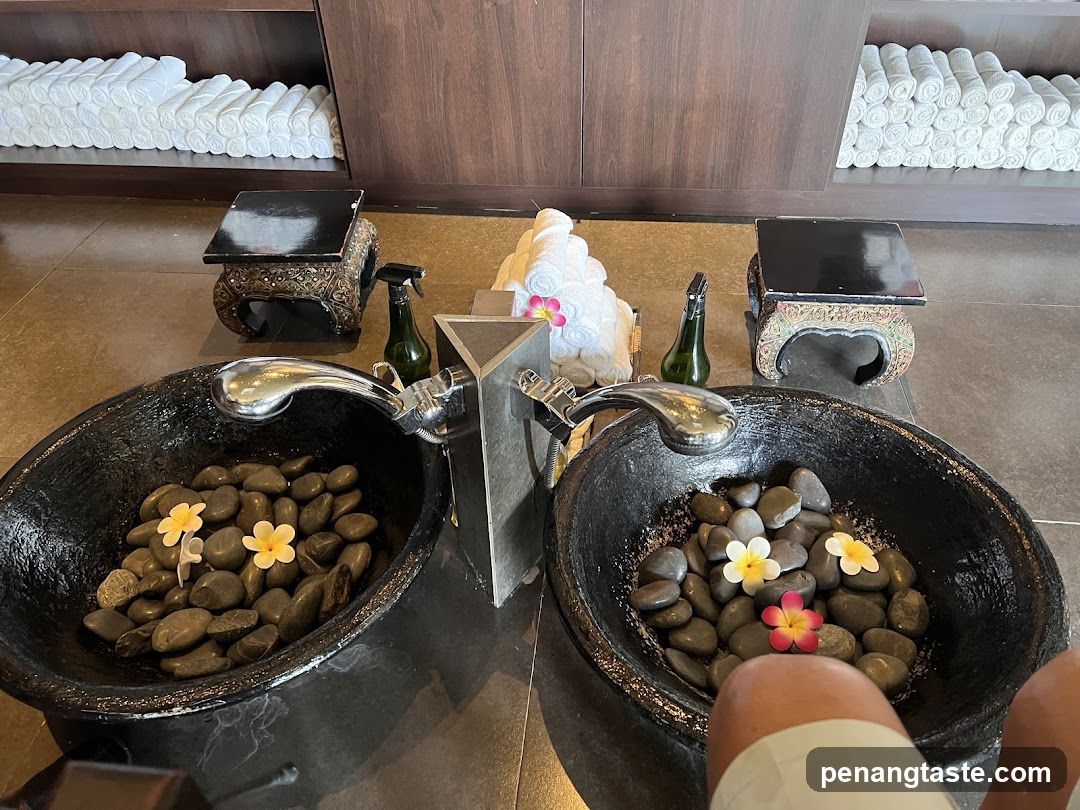 Foot Spa Setup