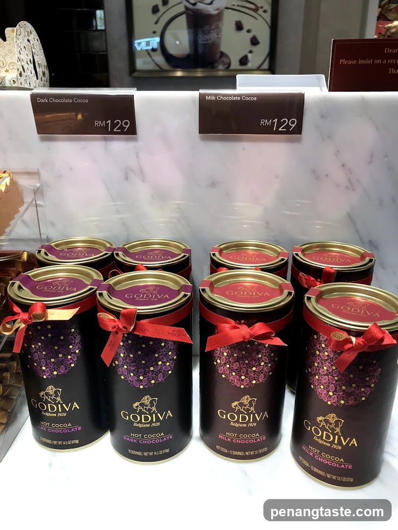Godiva Hot Cocoa Tins