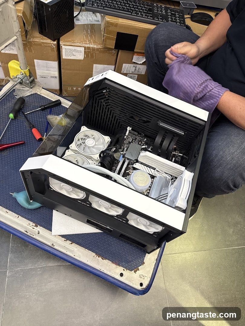 Assembling a computer