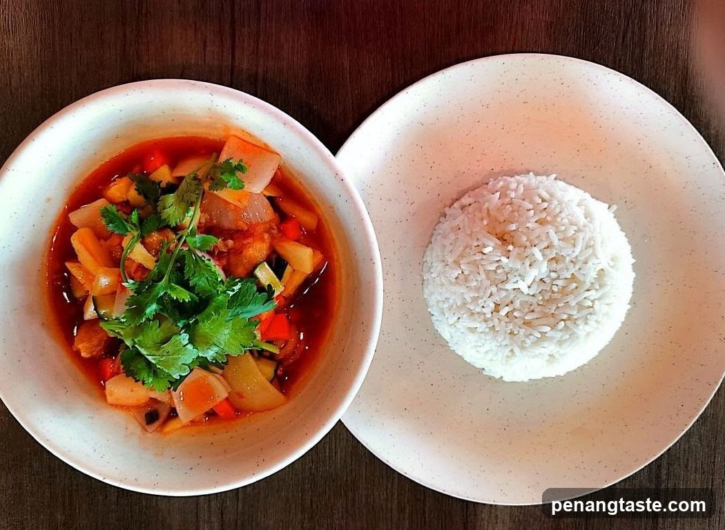 Sweet and Sour Dish with Rice