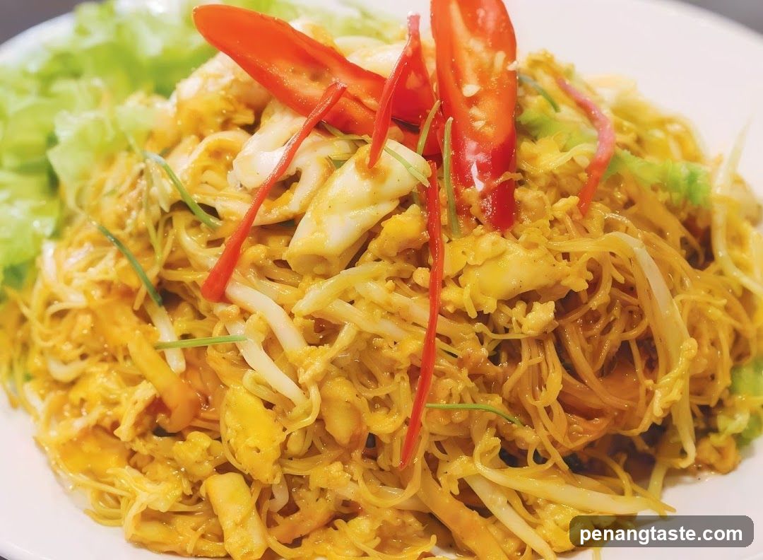 Curry Noodles with Seafood