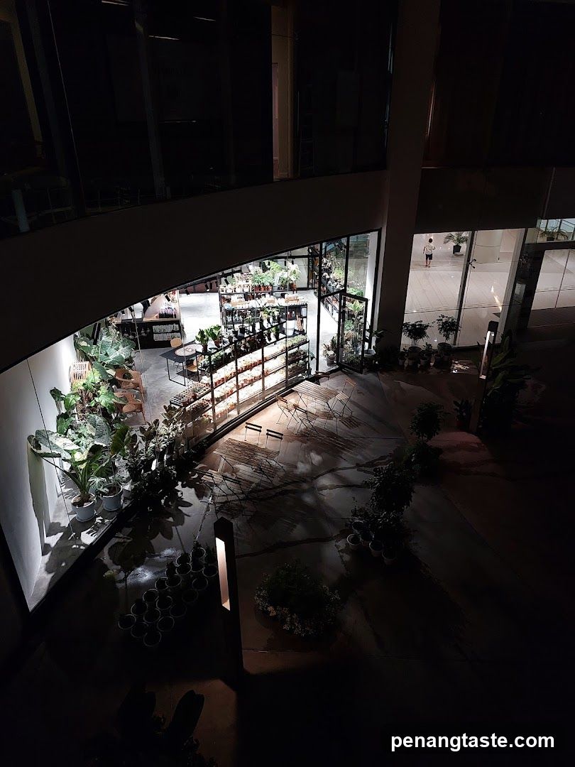 Interior of a plant shop