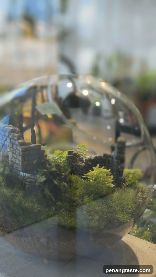 Terrarium with Miniature Ruins