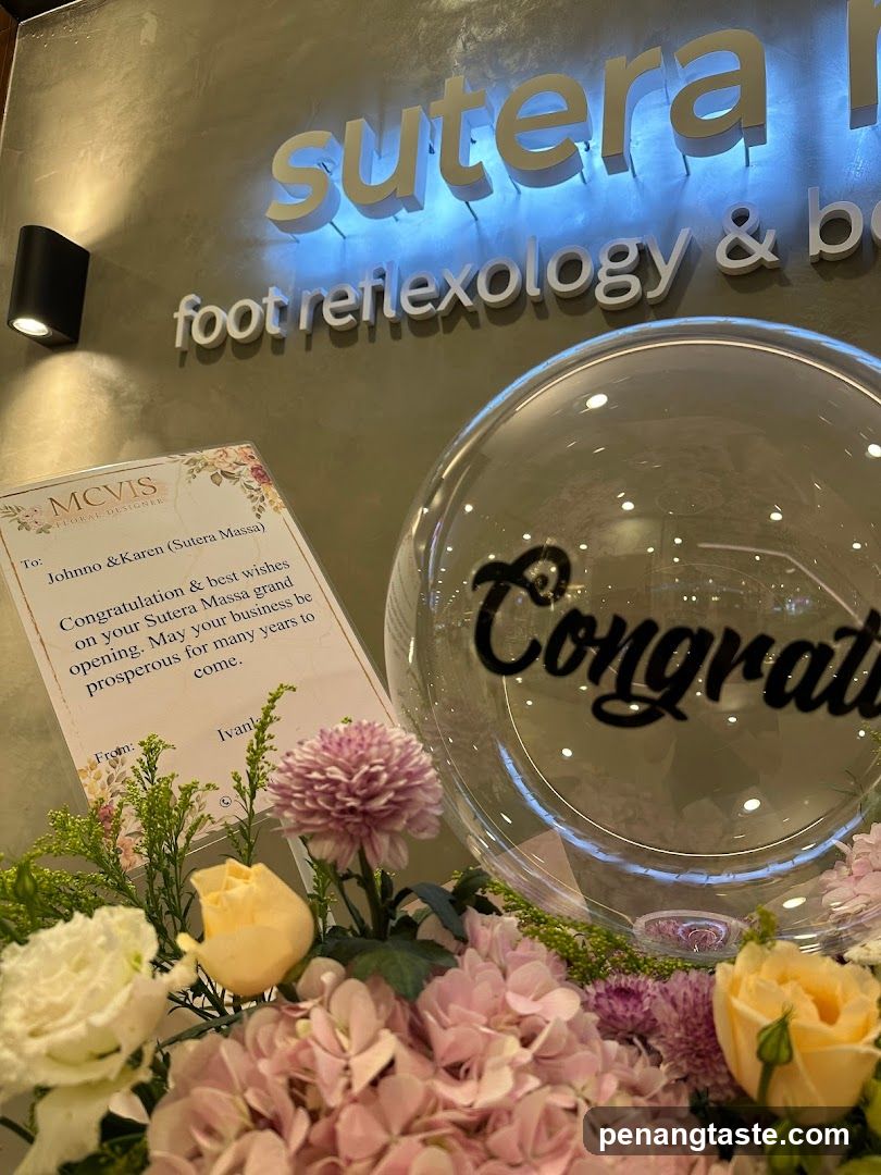 Grand Opening Flowers and Signage