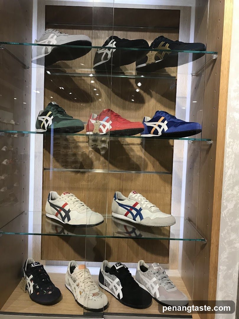 Display of athletic shoes