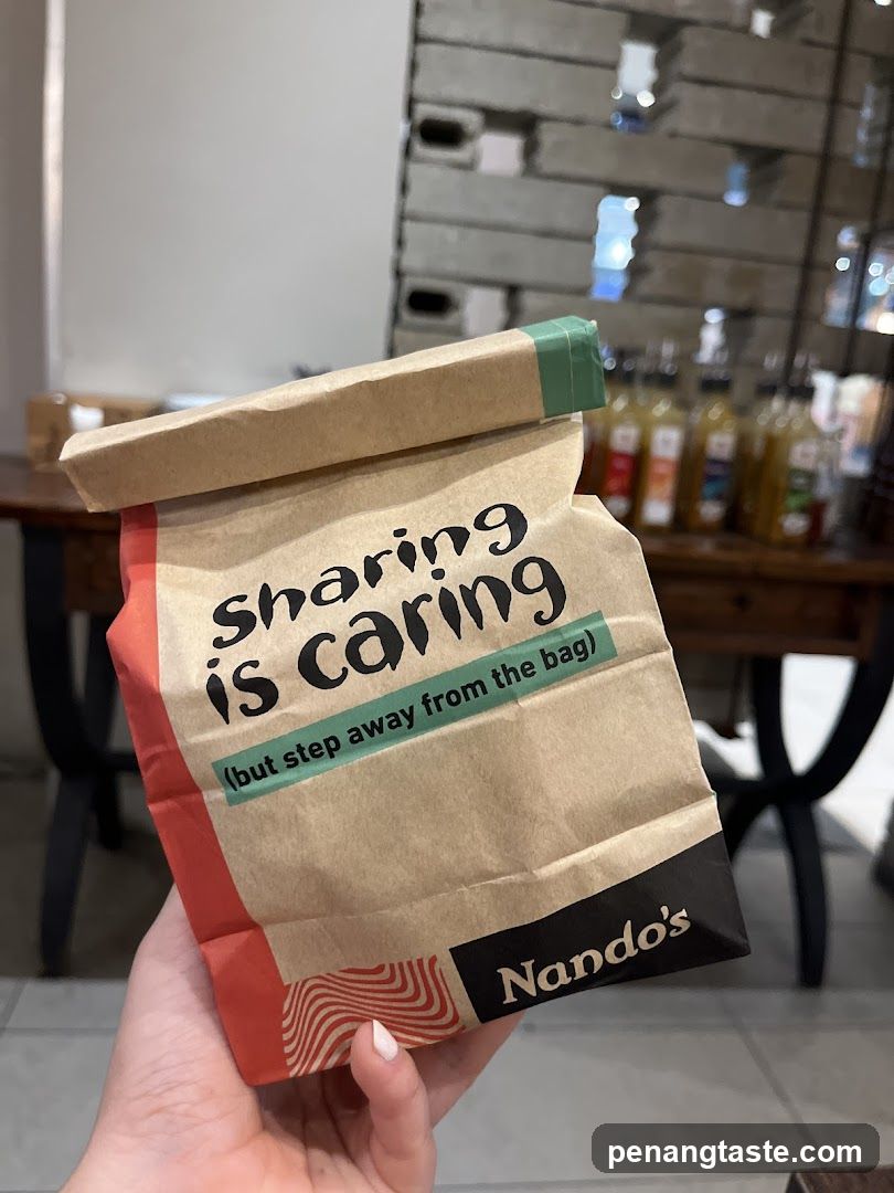 Nando's food bag