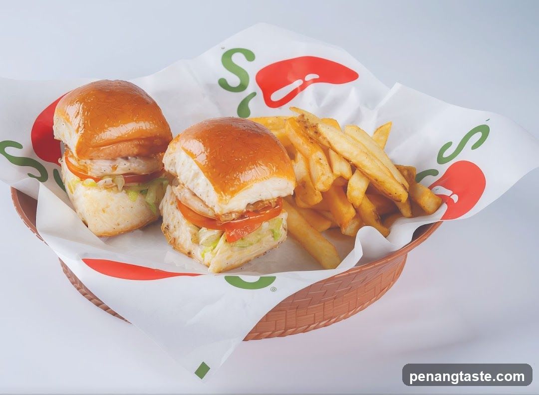 Chicken Sliders and Fries