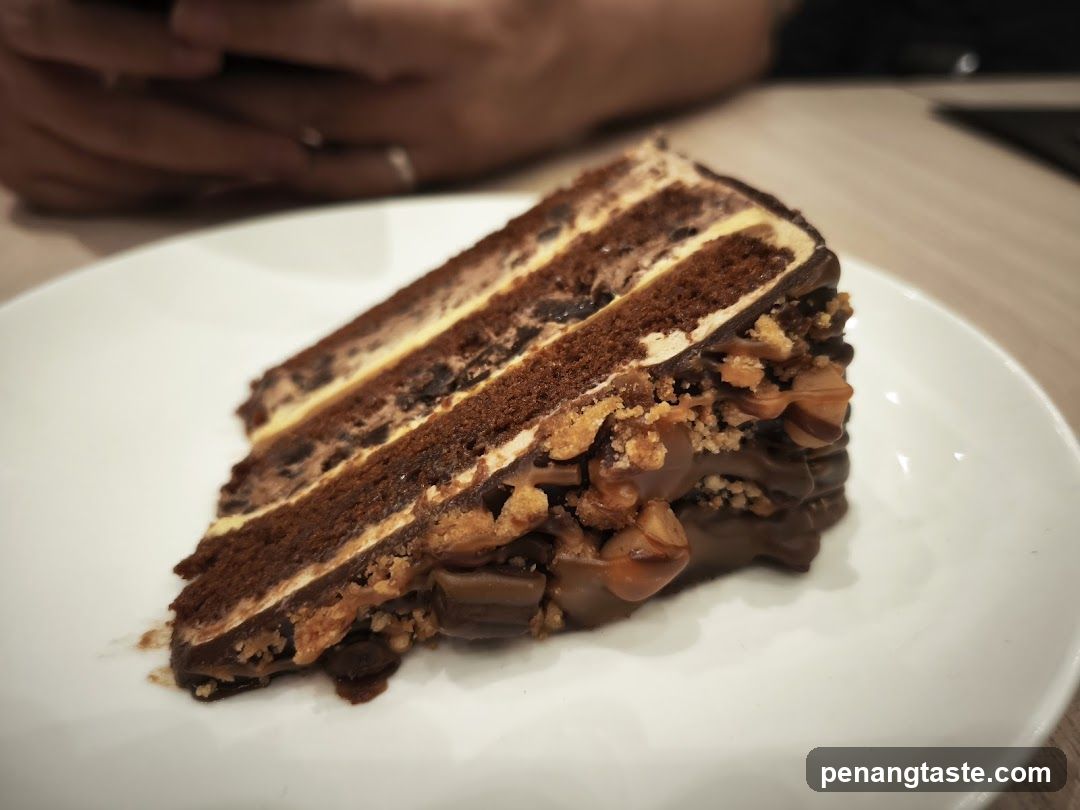 Chocolate Layer Cake Slice