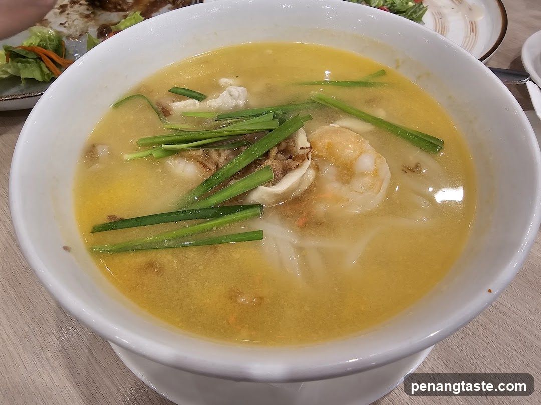 Soup in a bowl
