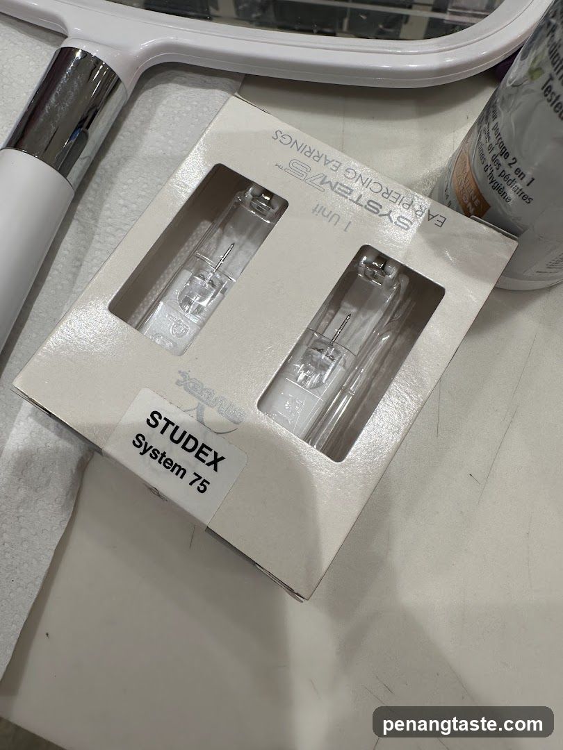 Studex System 75 Ear Piercing Earrings Package