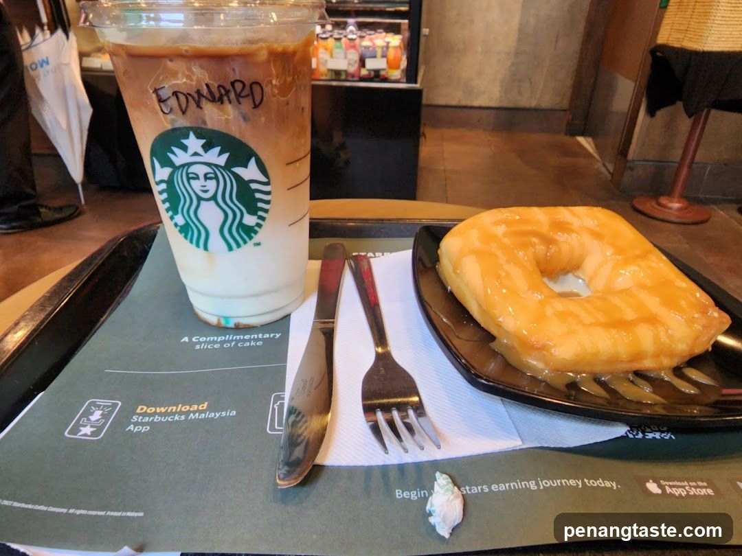 Starbucks Drink and Pastry