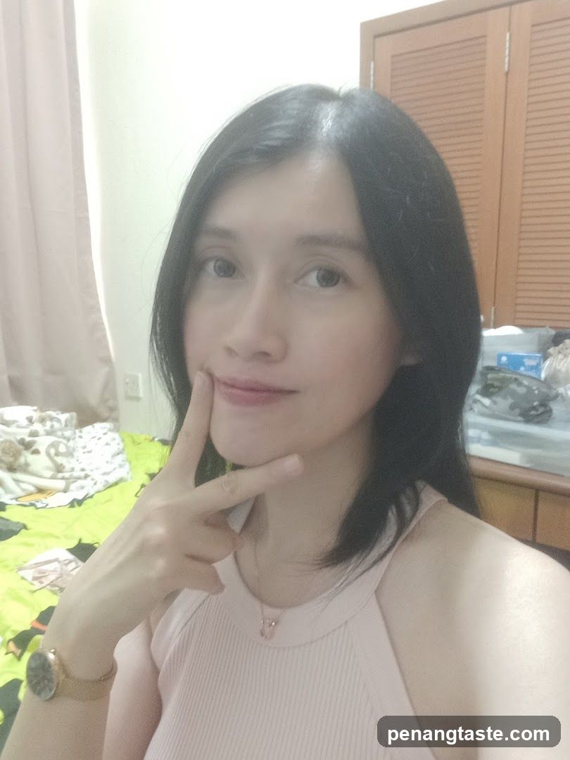 Woman posing for a selfie