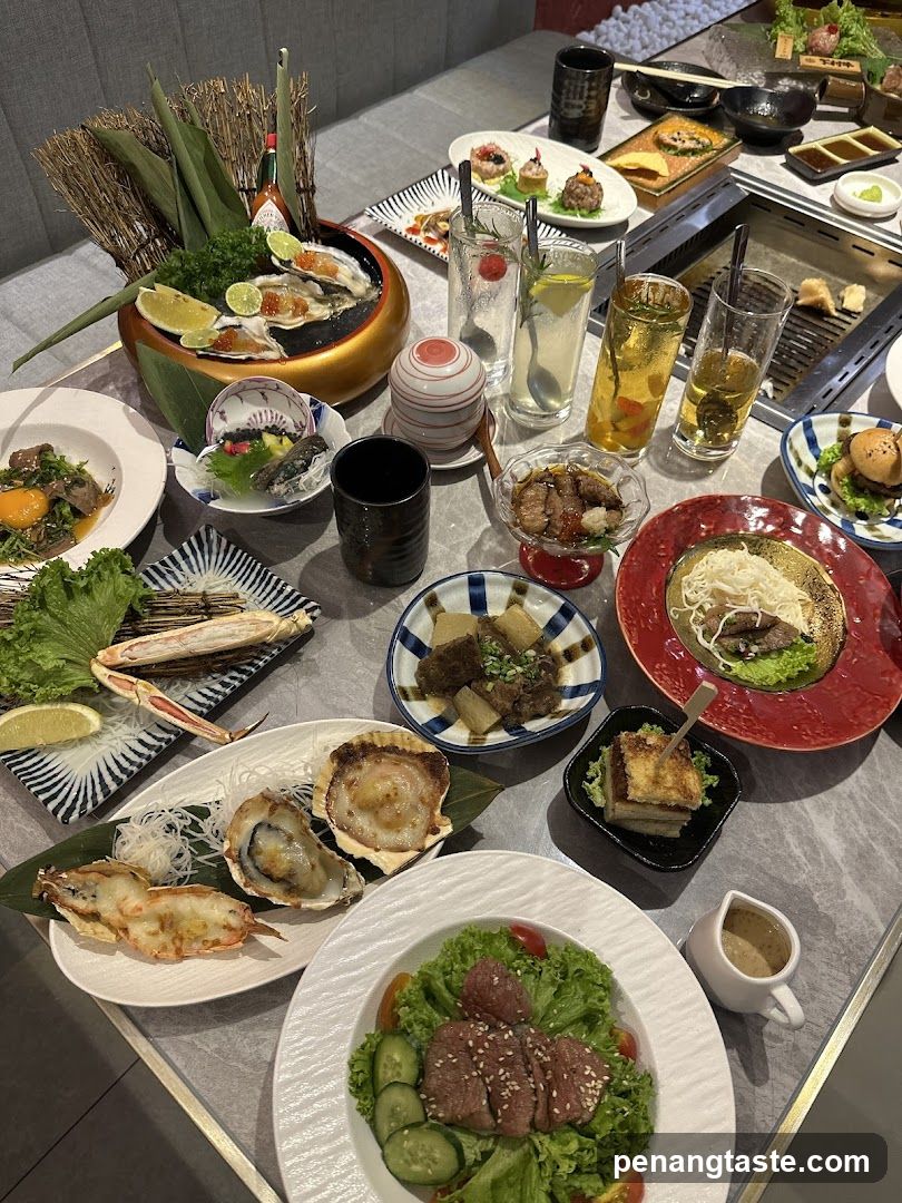 Assortment of Japanese Dishes