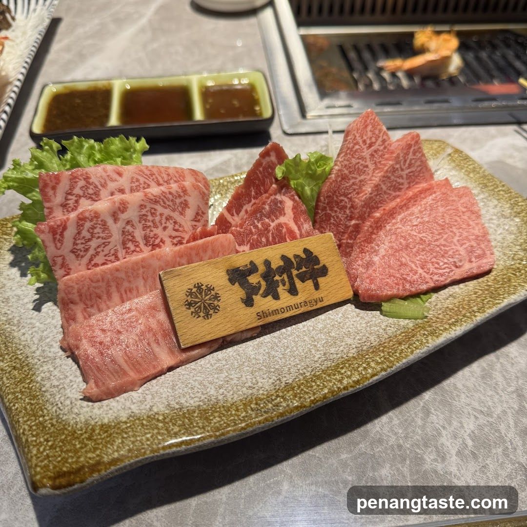 Assortment of Raw Beef Slices