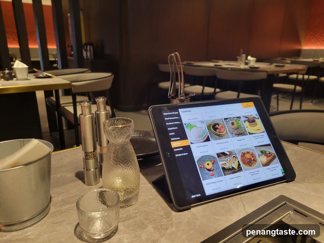 Cold Dish Menu