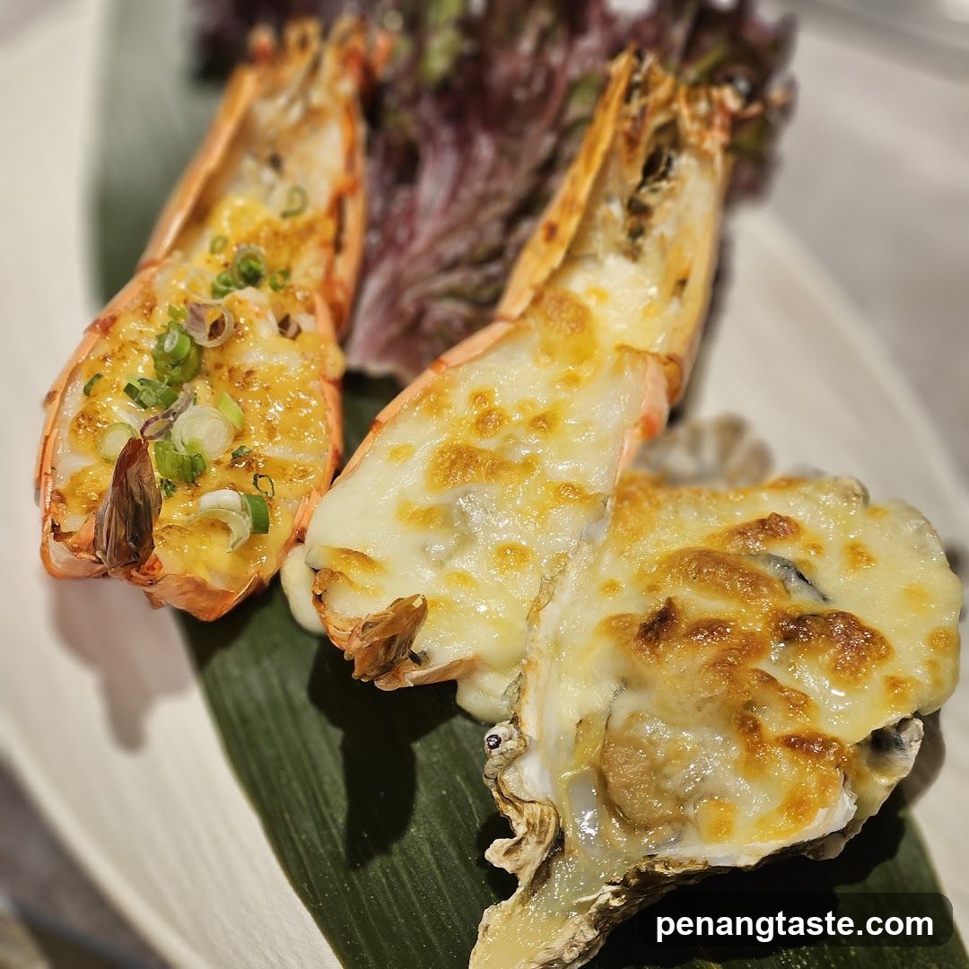 Baked Seafood with Cheese