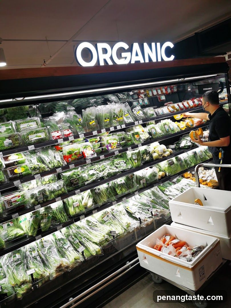 Organic Produce Section