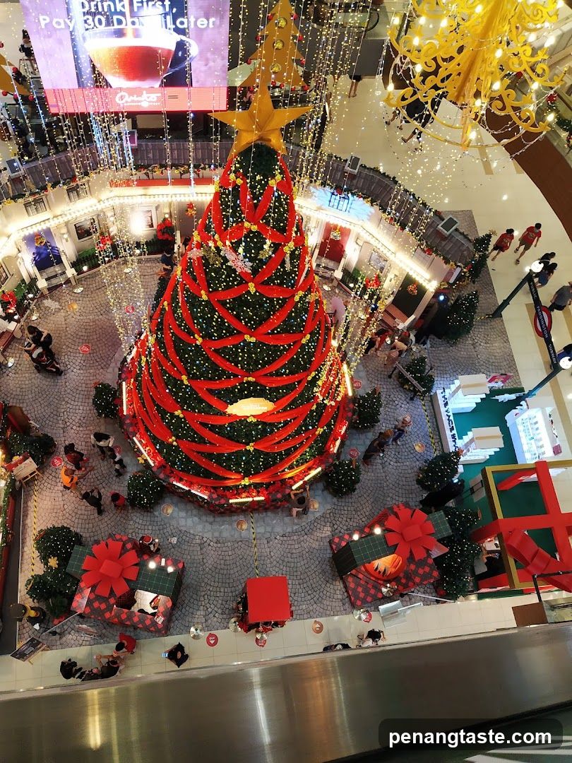 Christmas Tree Display in a Mall