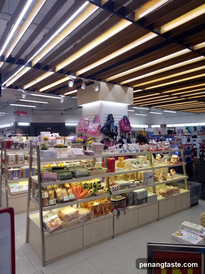 Store Interior with Shelves of Merchandise