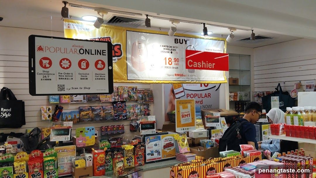 Popular Bookstore Interior