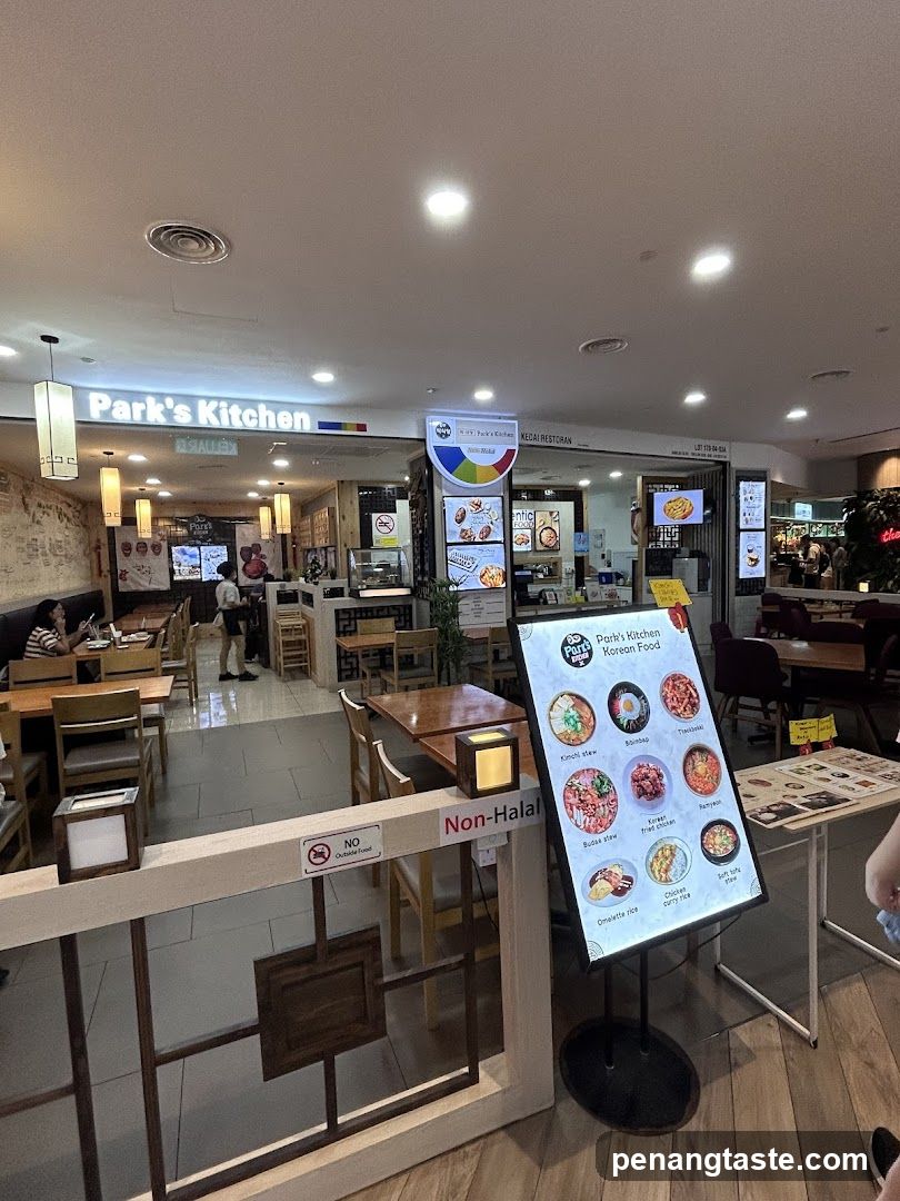 Park's Kitchen Korean Food Menu