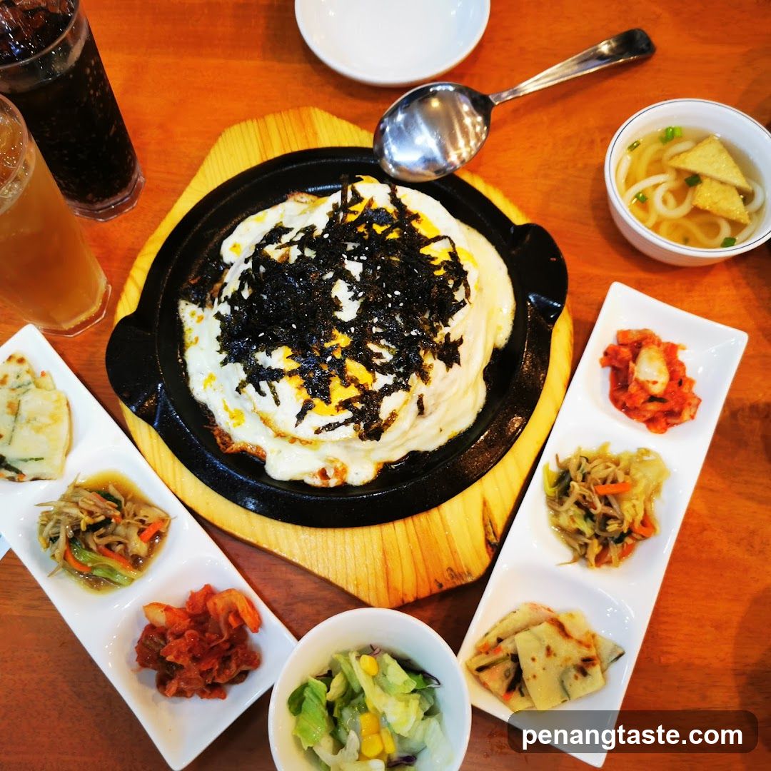 Korean Meal with Side Dishes
