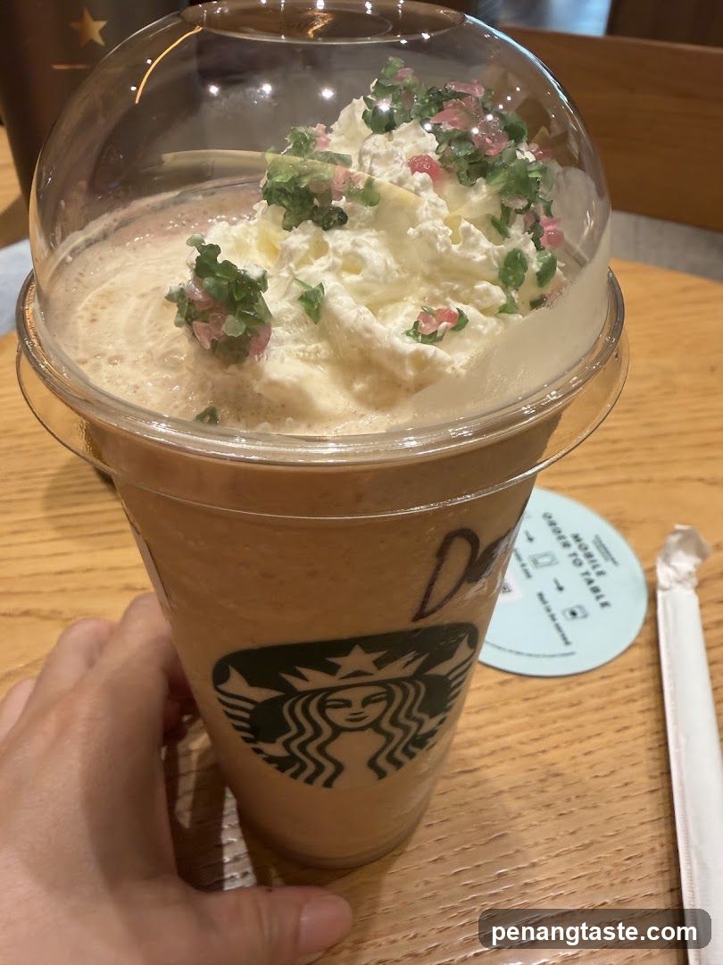 Frappuccino with Whipped Cream and Toppings