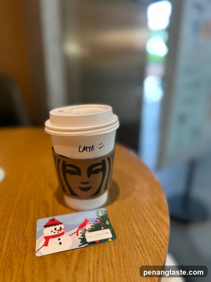 Latte and Gift Card