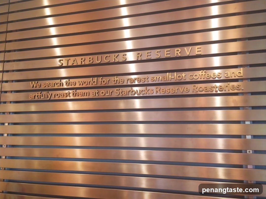 Starbucks Reserve Signage