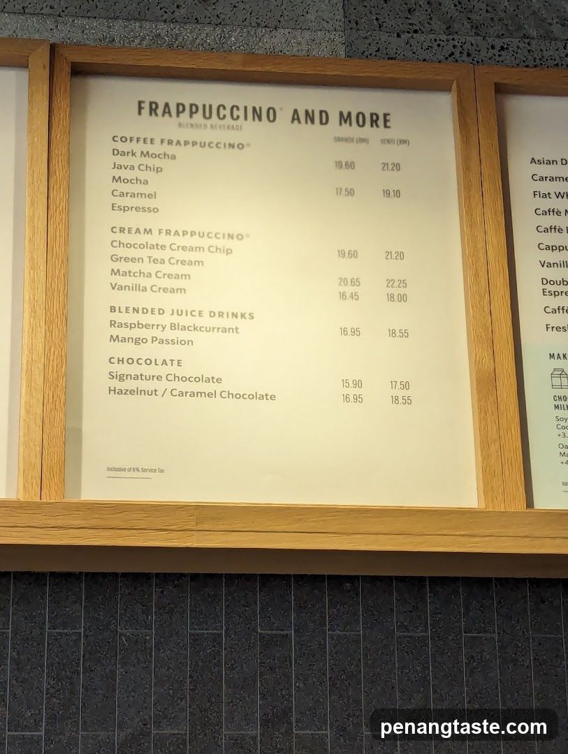 Frappuccino and More