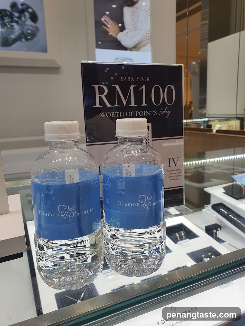 Promotional Display with Water Bottles