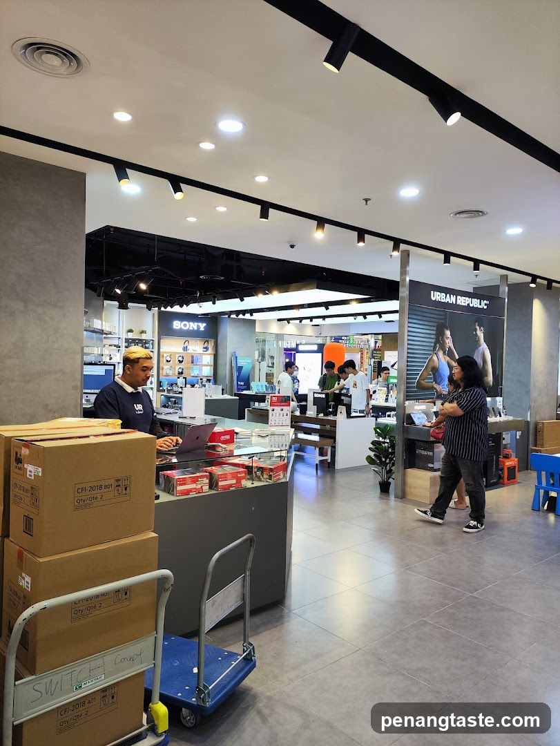 Electronics Store Interior