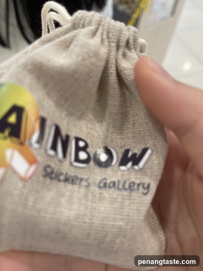 Rainbow Stickers Gallery Pouch