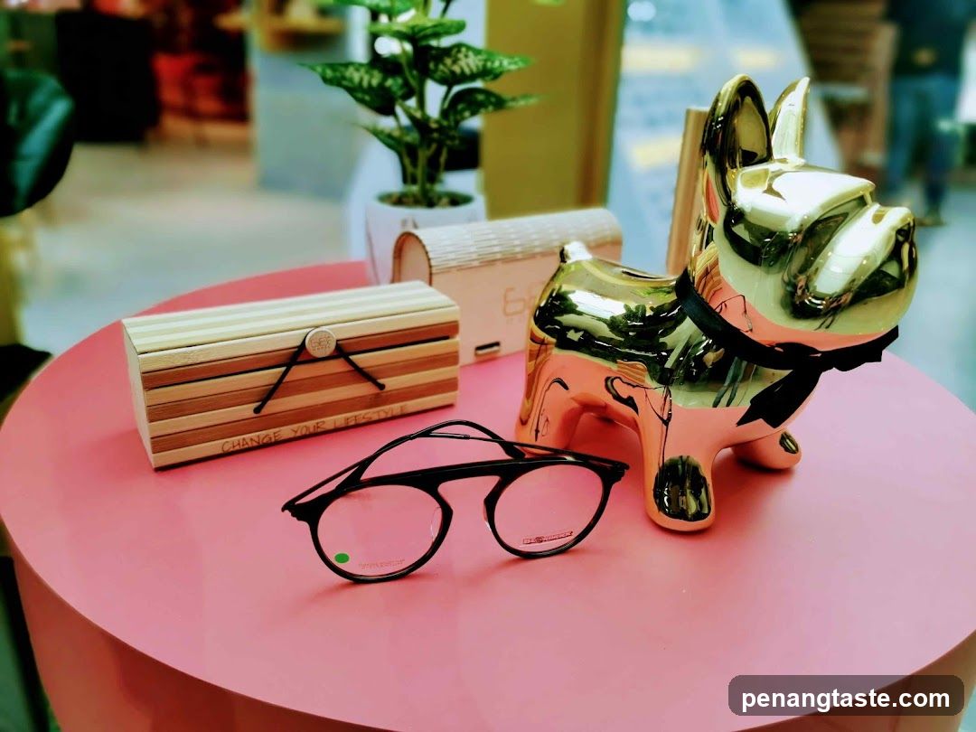 Eyeglasses and Decorative Items