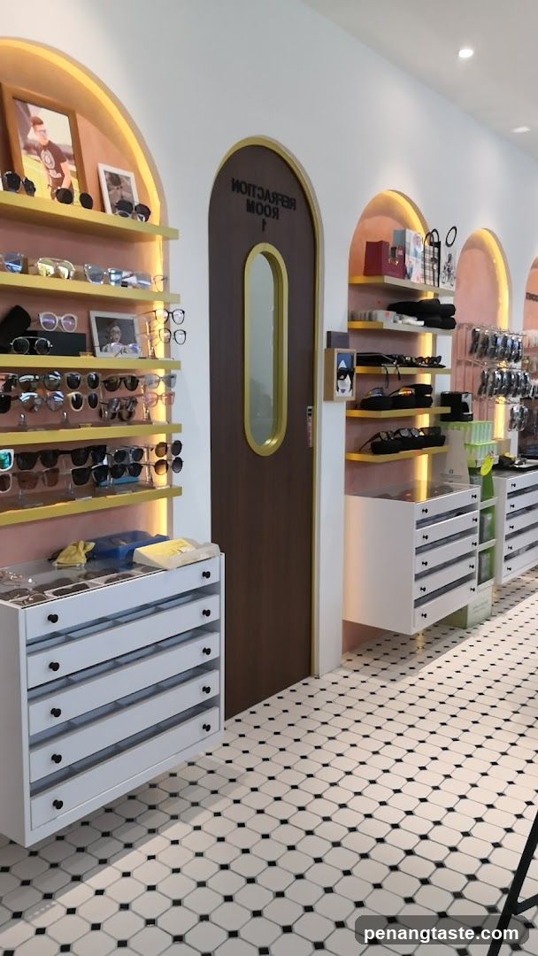 Eyewear store interior