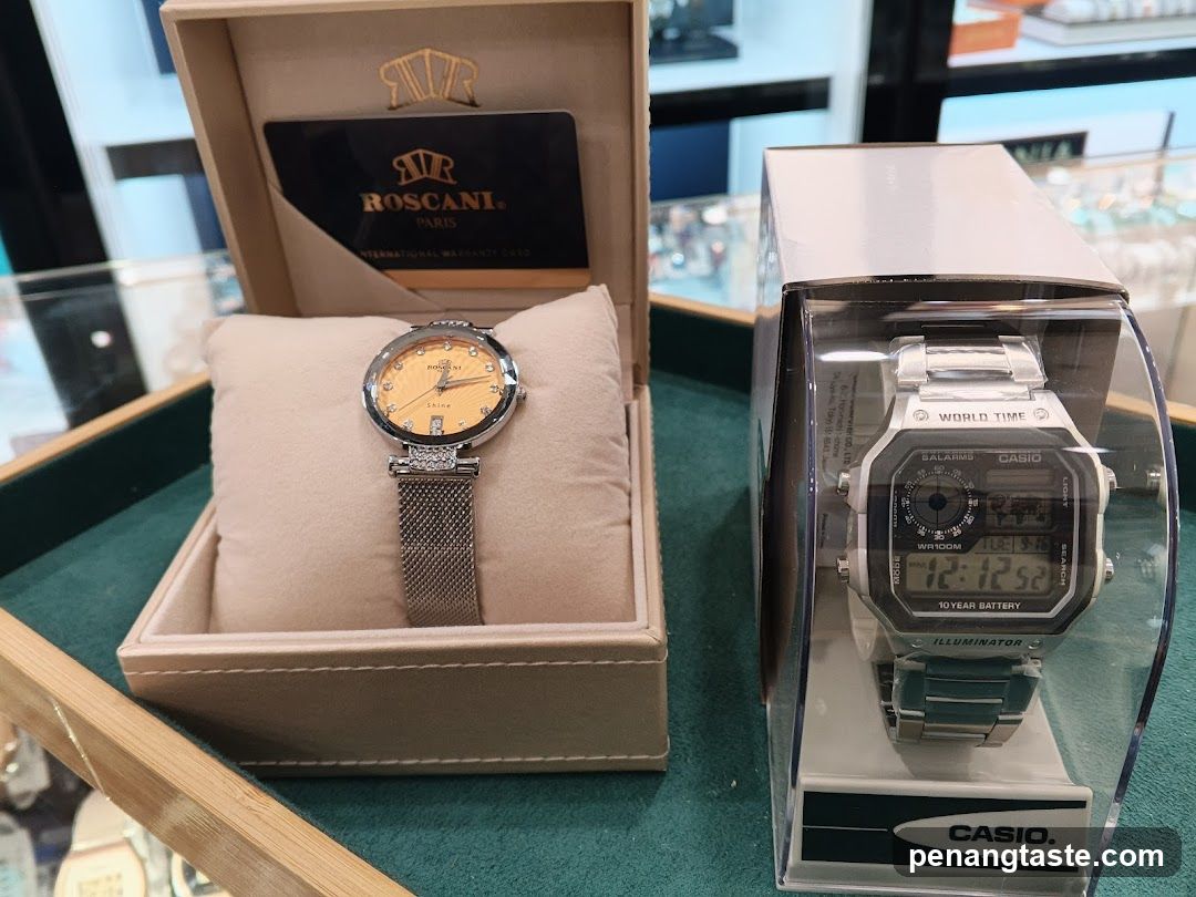 Watches on Display