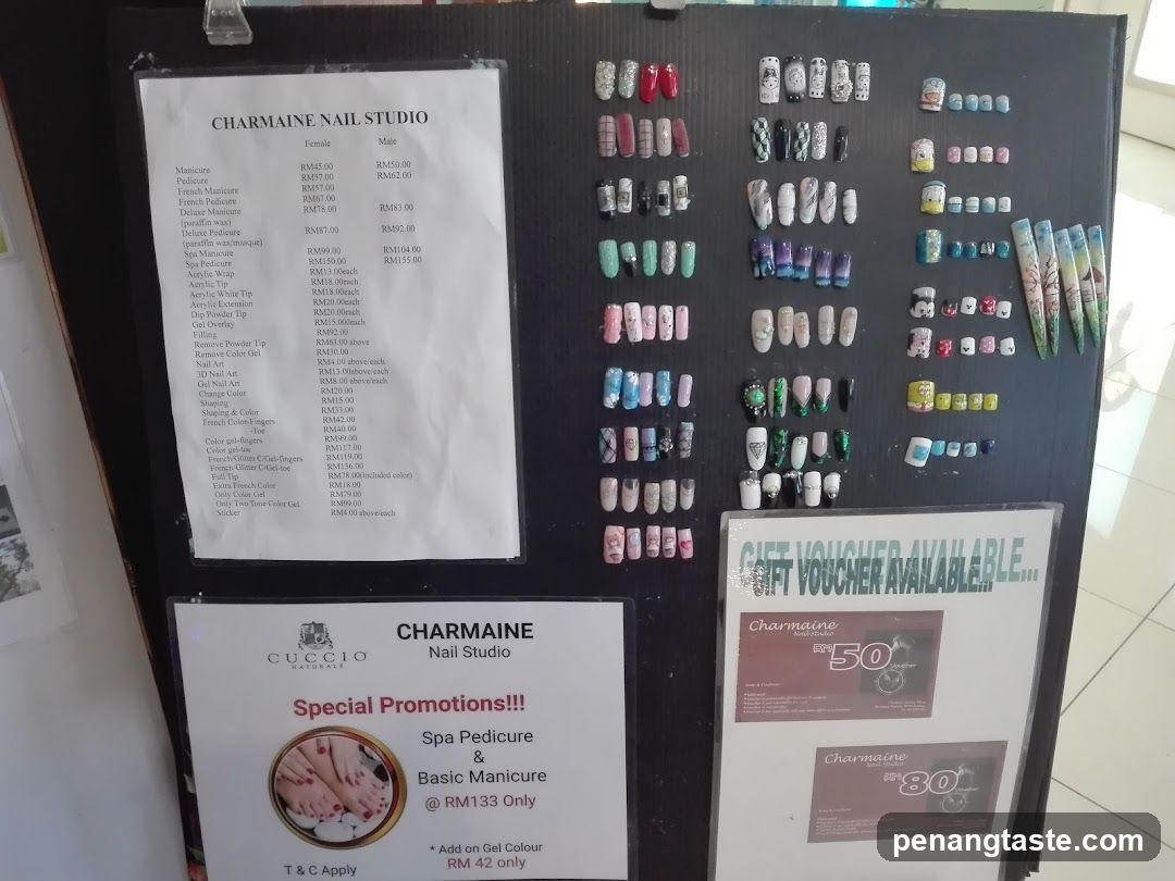 Charmaine Nail Studio Price List and Promotions