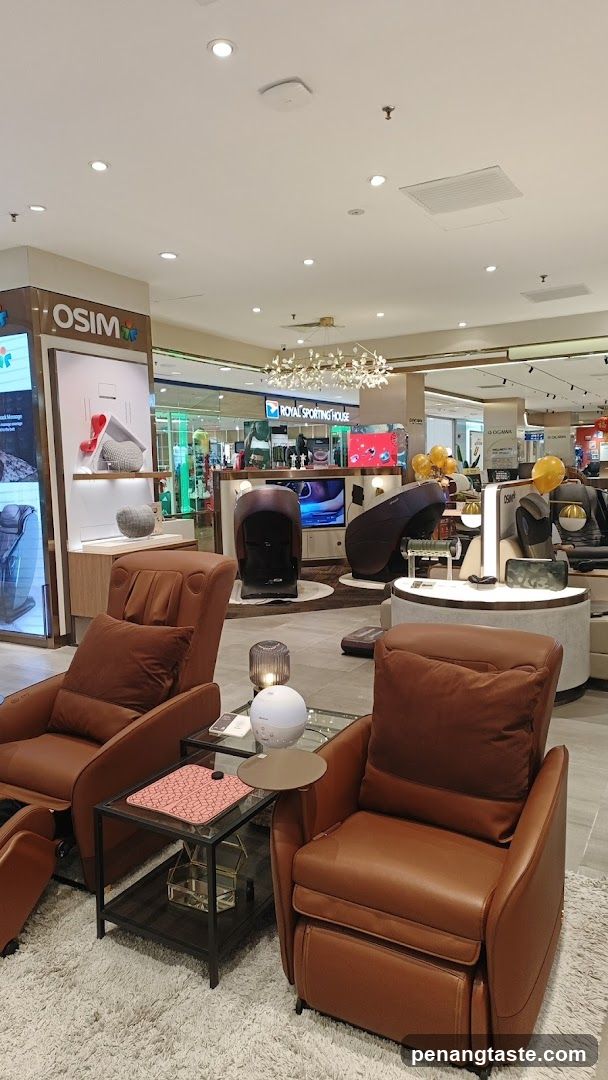 Massage Chairs in a Retail Store