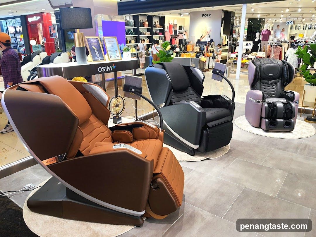 Massage Chairs Display