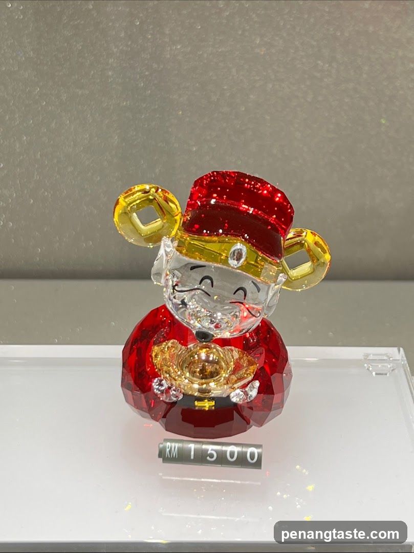 Crystal Figurine with Price Tag